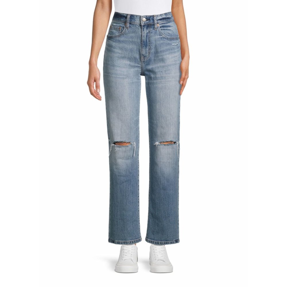 Daze Denim Sundaze High Rise Dad Jeans in Medium Blue